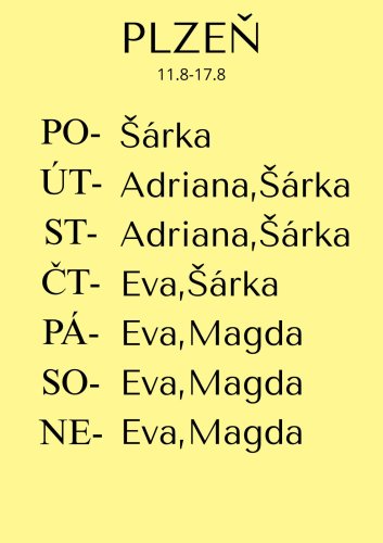 ŠÁRKA TANTRA ČT 14.8.