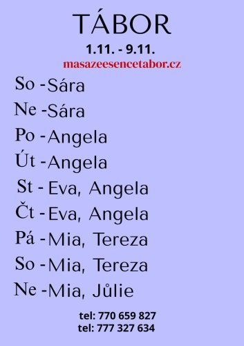 EVA 23:00 ST-ČT 5.-6.11.