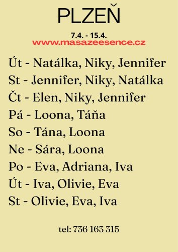 So-čt 4.-9.4 Nová Jenifer